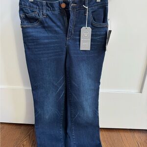 Wit & Wisdom Bootcut Jeans in Dark Blue Wash